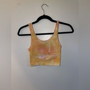 Urban Outfitters Tye Dye Tan Top